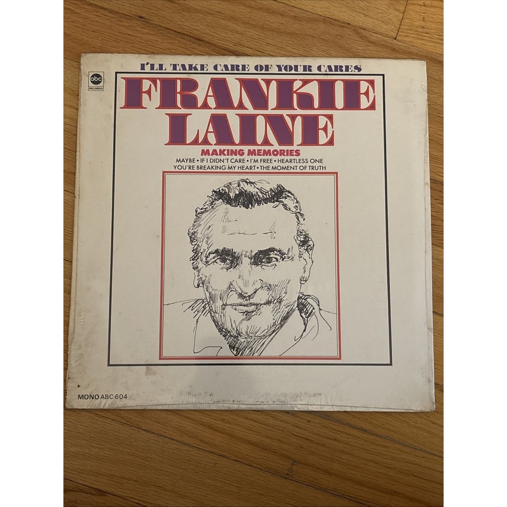 Frankie Laine- I'll Take Care Of Your Cares Country 1967 ABCS-604 Vinyl‎ 12''